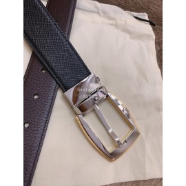 Montblanc New Double Side Calf Leather Pure Copper Pin Buckle 32mm Belt