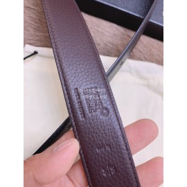 Montblanc Double Side Calf Leather Pure Copper Buckle 32mm Belt For Men