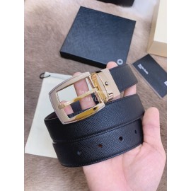 Montblanc Double Side Calf Leather Pure Copper Buckle 32mm Belt For Men