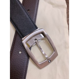 Montblanc Fashion Calf Leather Pure Copper Pin Buckle 32mm Belt
