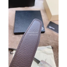 Montblanc Fashion Calf Leather Pure Copper Pin Buckle 32mm Belt