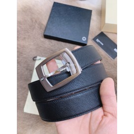 Montblanc Fashion Calf Leather Pure Copper Pin Buckle 32mm Belt