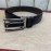Montblanc Black Calf Leather Pure Copper Buckle 30mm Belt
