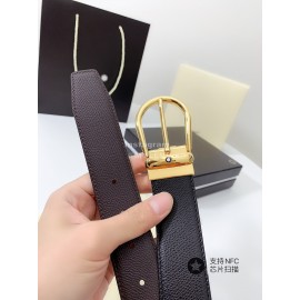 Montblanc Palm Calf Pure Gold Copper Buckle 34mm Belt