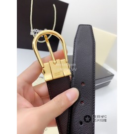 Montblanc Palm Calf Pure Gold Copper Buckle 34mm Belt