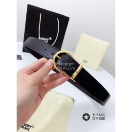 Montblanc Palm Calf Pure Gold Copper Buckle 34mm Belt