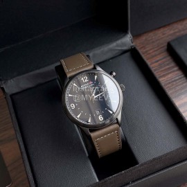 Movado 44mm Dial Sapphire Crystal Watch Brown