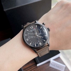 Movado 44mm Dial Sapphire Crystal Watch Brown