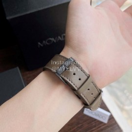 Movado 44mm Dial Sapphire Crystal Watch Brown