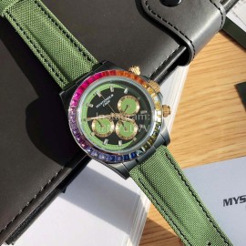 Mysterious Code Sapphire Glass Quartz Watch Green