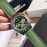 Mysterious Code Sapphire Glass Quartz Watch Green