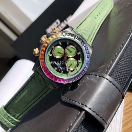 Mysterious Code Sapphire Glass Quartz Watch Green