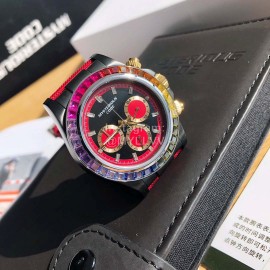 Mysterious Code Sapphire Glass Quartz Watch Red