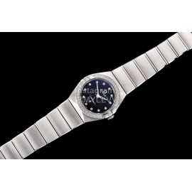 Omega G Factory 25mm Black Dial Quartz Watch For Women