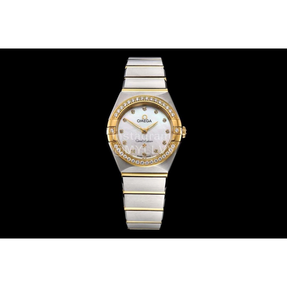 Omega G Factory Fashion 25mm Dial Quartz Watch For Women
