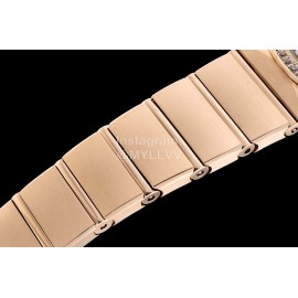 Omega G Factory Diamond 25mm White Dial Quartz Watch For Women