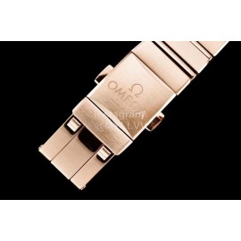 Omega G Factory Diamond 25mm White Dial Quartz Watch For Women