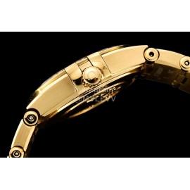 Omega G Factory 25mm White Dial Quartz Watch For Women Gold