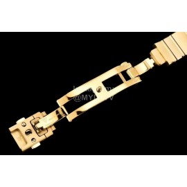 Omega G Factory 25mm White Dial Quartz Watch For Women Gold