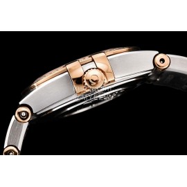 Omega G Factory 25mm White Dial Quartz Watch For Women Silver