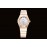 Omega G Factory 25mm White Dial Quartz Watch For Women Rose Gold