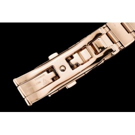 Omega G Factory 25mm White Dial Quartz Watch For Women Rose Gold