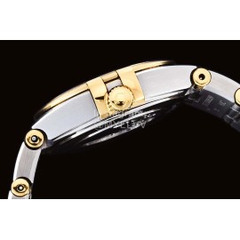 Omega G Factory 25mm White Dial Silver Quartz Watch For Women