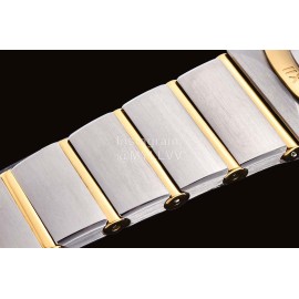 Omega G Factory 25mm White Dial Silver Quartz Watch For Women