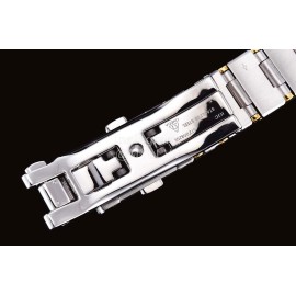 Omega G Factory 25mm White Dial Silver Quartz Watch For Women