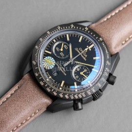 Omega Luminous Mechanical Watch For Men Brown