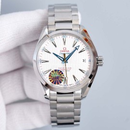 Omega 316l Steel Case Sapphire Crystal Watch