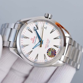 Omega 316l Steel Case Sapphire Crystal Watch