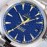 Omega 316l Steel Case Blue Dial Sapphire Crystal Watch