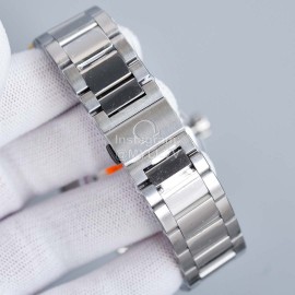 Omega 316l Steel Case Blue Dial Sapphire Crystal Watch