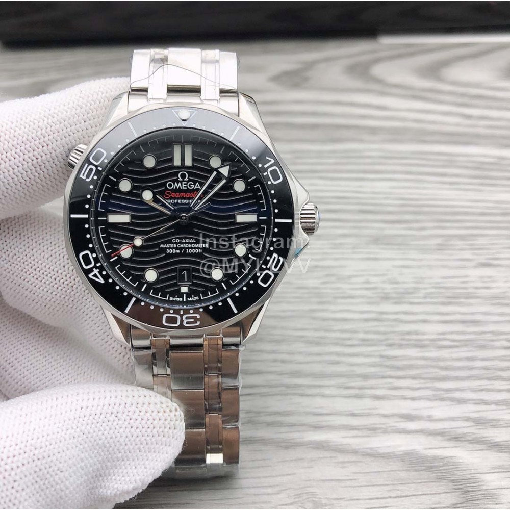 Omega Aqua Terra Black Dial Mechanical Watch For Men