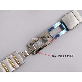 Omega 29mm Dial Diamond Steel Strap Watch