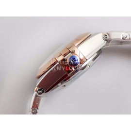 Omega 29mm Dial Steel Strap Watch Rose Gold