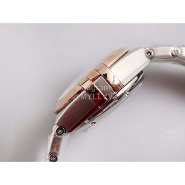 Omega 29mm Dial Steel Strap Watch Rose Gold