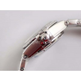 Omega 29mm Dial Diamond Steel Strap Watch Silver