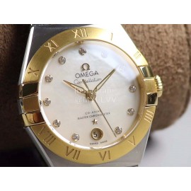 Omega Fashion 29mm Dial Steel Strap Watch