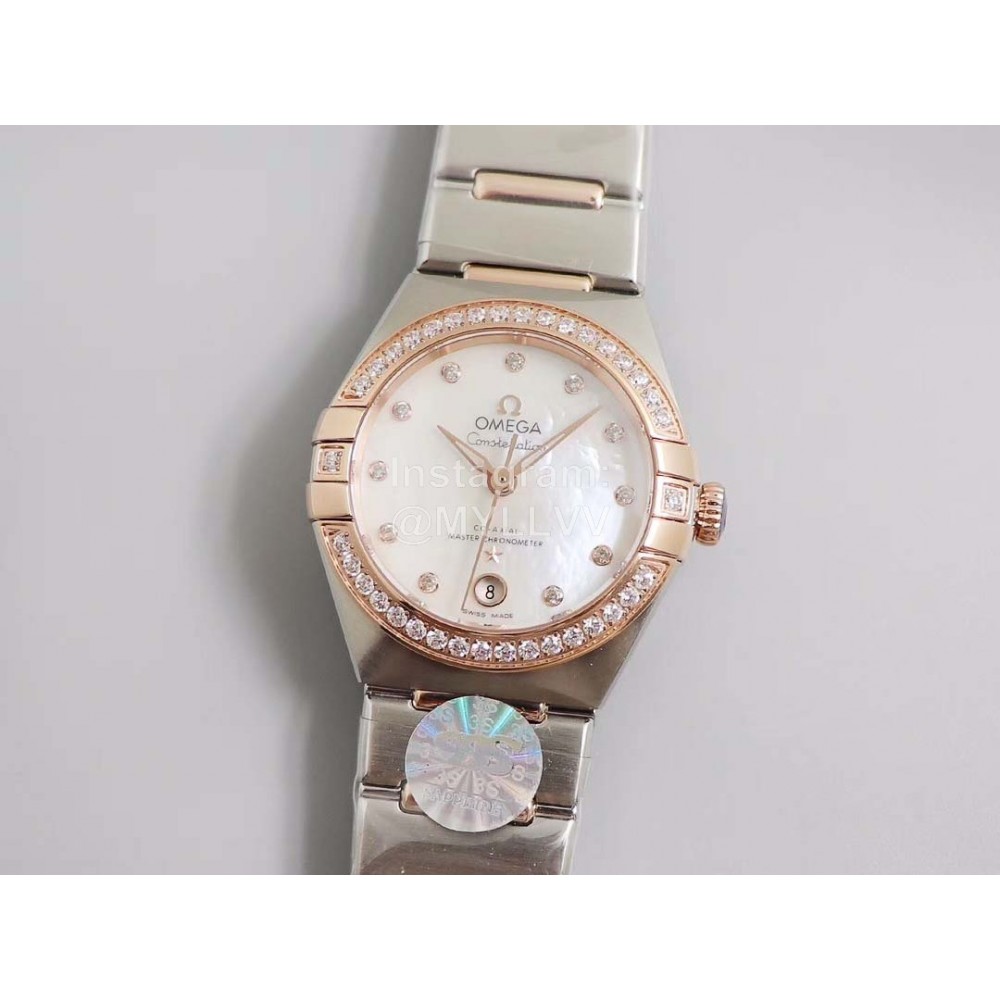 Omega New 29mm Dial Steel Strap Watch