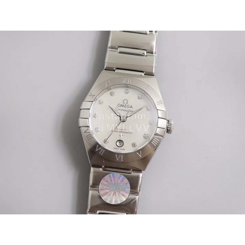 Omega Fashion Steel Strap 29mm Dial Watch