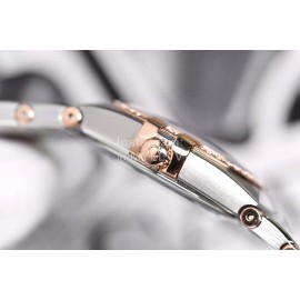 Omega 28mm Dial Diamond Steel Strap Watch