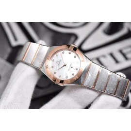 Omega 28mm Dial Steel Strap Watch