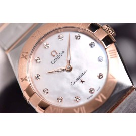 Omega 28mm Dial Steel Strap Watch