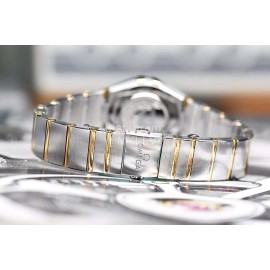 Omega 28mm Dial Steel Strap Diamond Watch