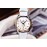 Omega Leather Strap 34mm Dial Watch For Women