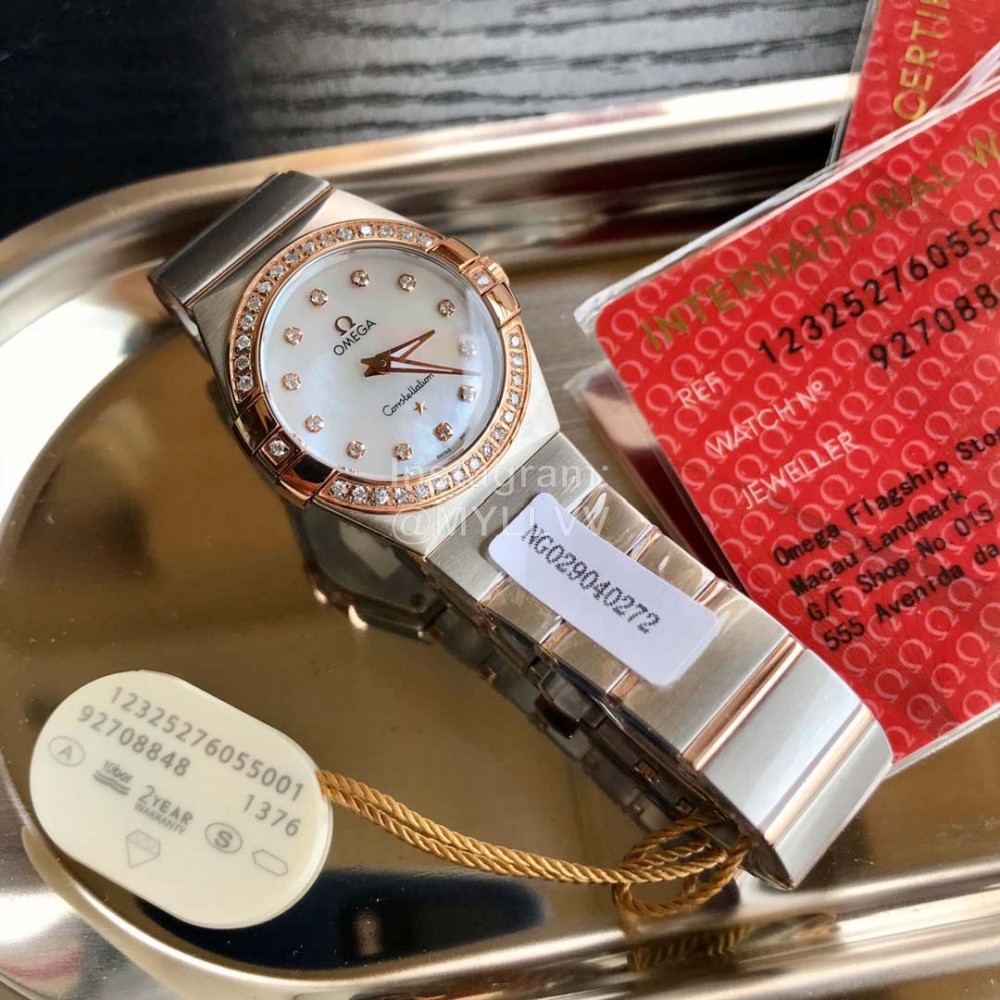 Omega 316l Steel Case 27mm Dial Watch