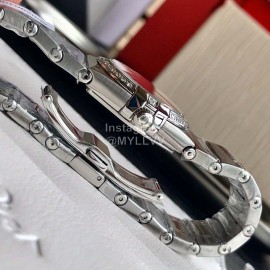 Omega 316l Steel Case 27mm Dial Diamond Watch