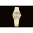 Omega G Factory 25mm White Dial Quartz Watch For Women Gold